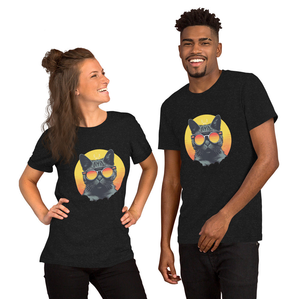 Cool Cat Unisex t-shirt - Faces Of Meow