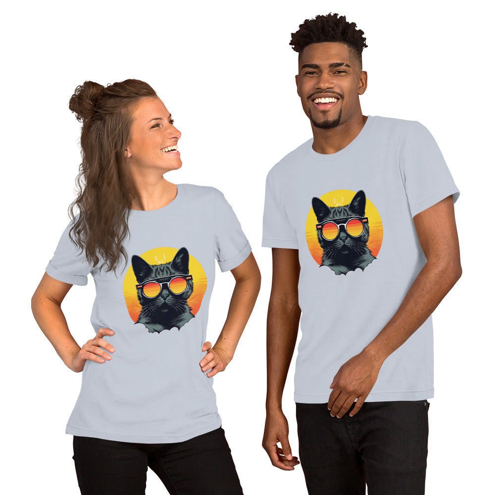 Cool Cat Unisex t-shirt - Faces Of Meow