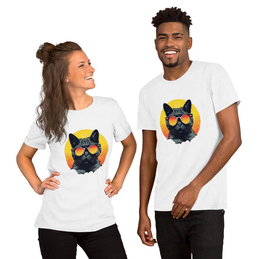 Cool Cat Unisex t-shirt - Faces Of Meow